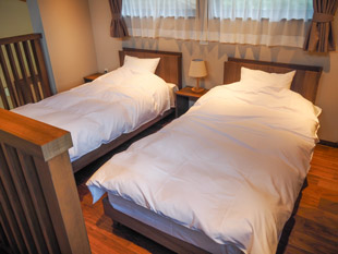 シングルベッド2台の画像