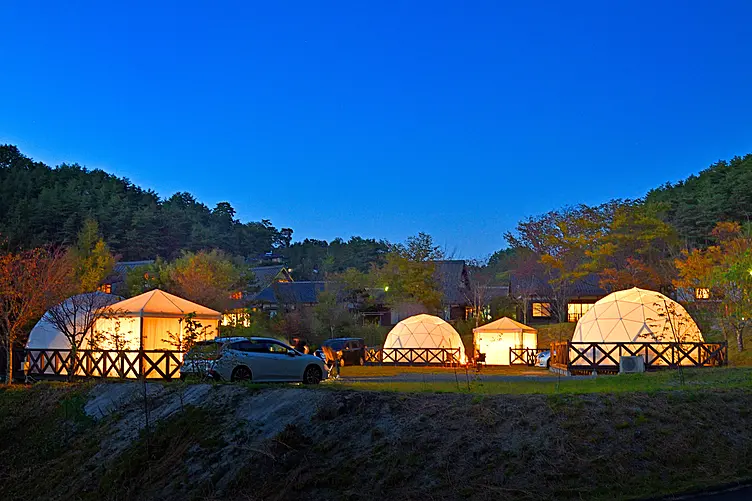 アウトドアひろば まつたけ小屋・手打ちそば 梅松苑